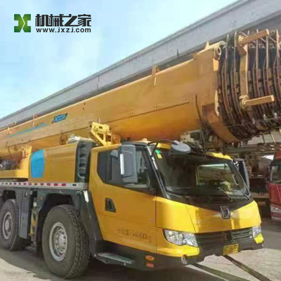 Cần cẩu bánh lốp đã qua sử dụng trực tuyến 24 giờ với chiều dài cần 50 mét và sức nâng tối đa 10-100 tấn